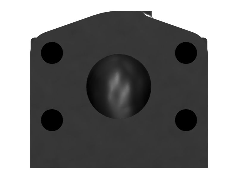 Колено блока гидротрансформатора с углом 90°