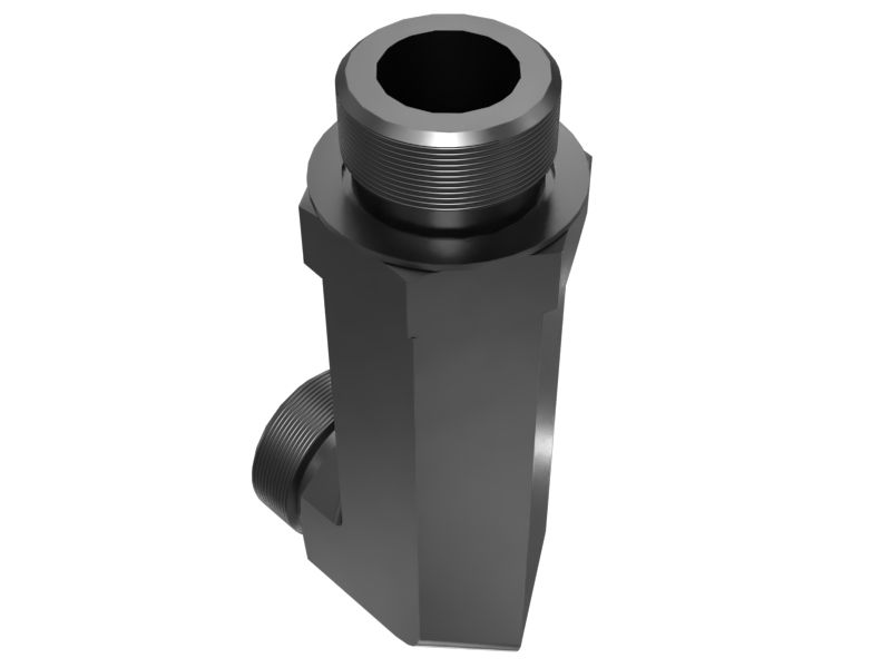 5E-9684: Переходной коленчатый патрубок, 90 градусов