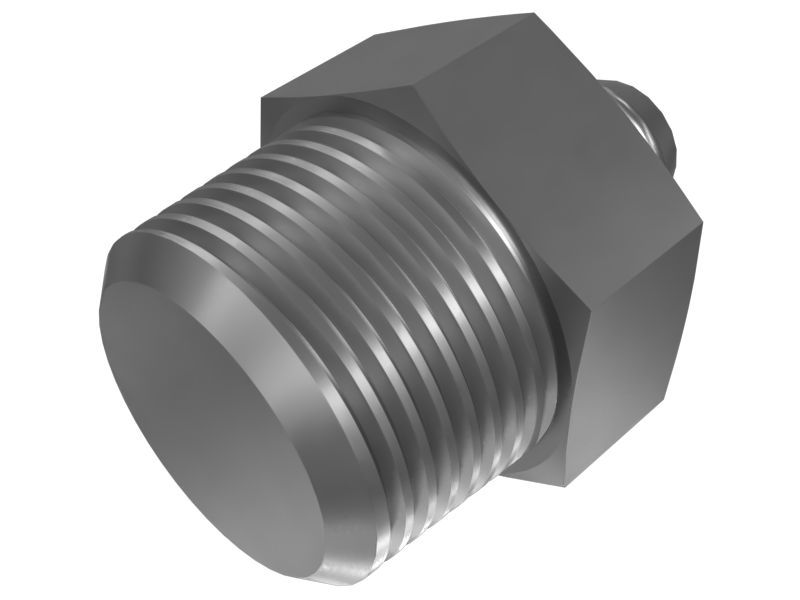 Прямой переходник с масленки Зерка на британскую коническую трубную резьбу