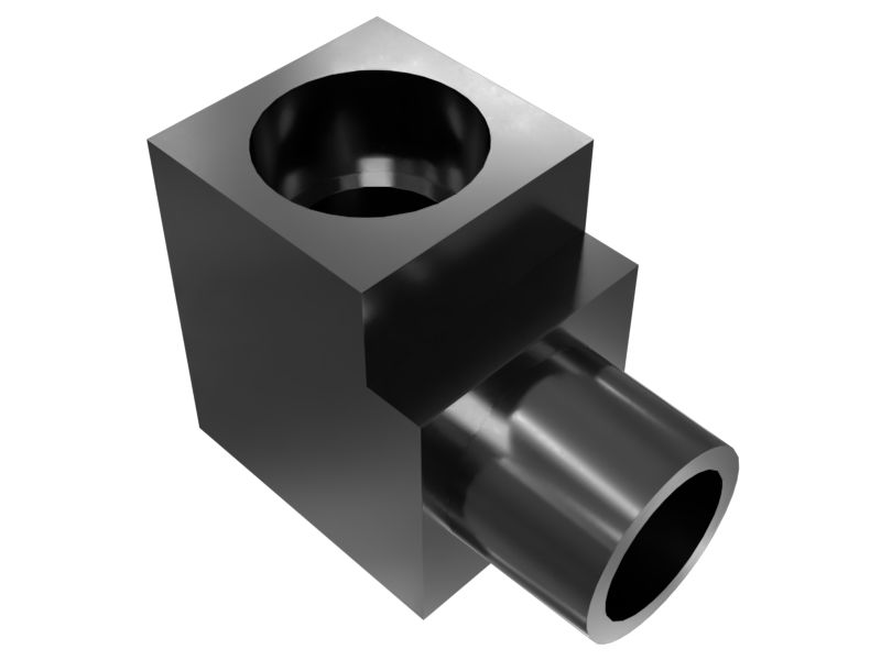 Переходной коленчатый патрубок 1х1 дюйм