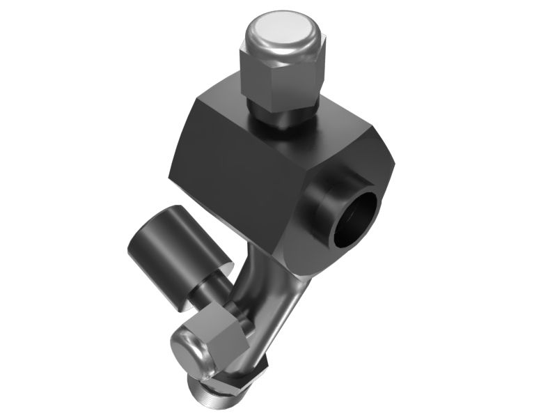 Фитинг для шланга кондиционера с резьбой 3/4-16-2A