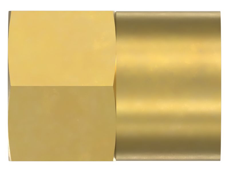 Прямой переходной патрубок с обратным конусом 7/16 x 1/8 дюйма