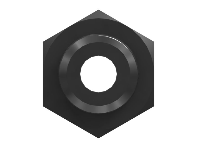 1/8-27" X 3/8-24" Straight Adapter