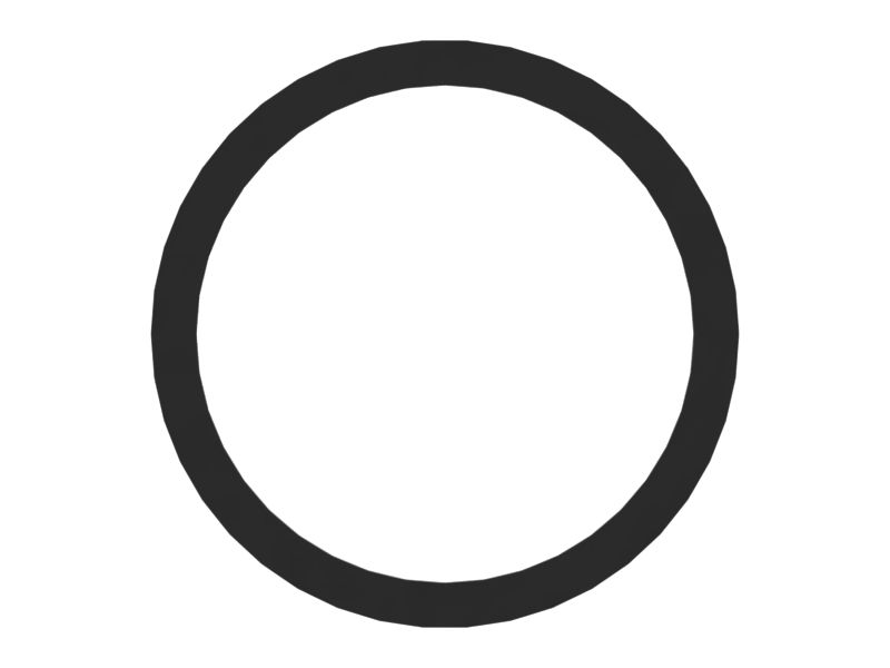 Цилиндрическое поршневое кольцо с внутренним диаметром 18,5 мм