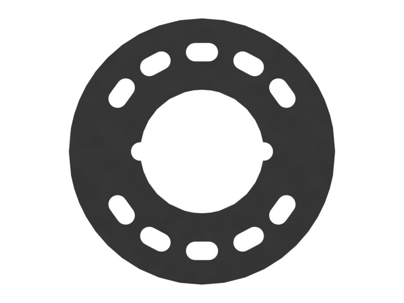 Пластина клапана ротационного насоса толщиной 5 мм