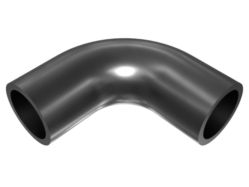 Шланг с изгибом с внутренним диаметром 38,1 мм