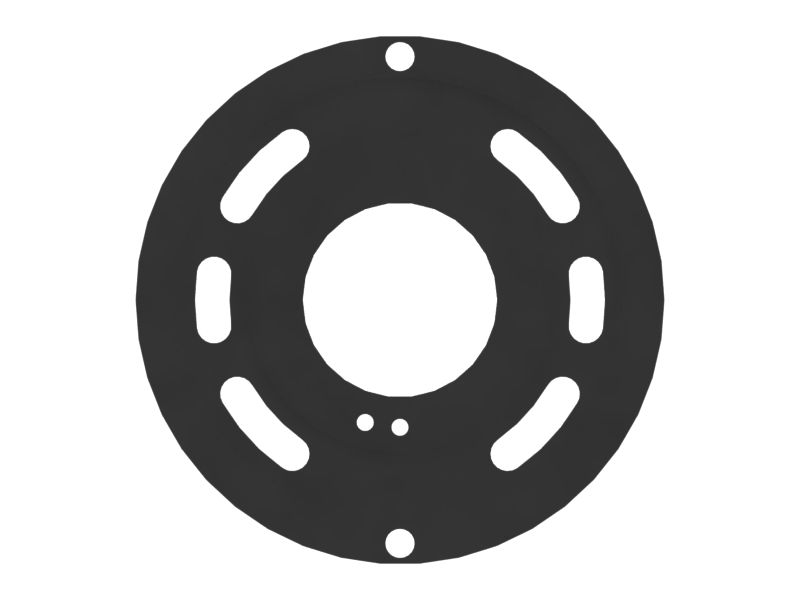 Пластина клапана поршневого двигателя диаметром 152 мм