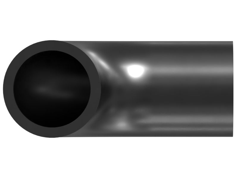 Шланг с изгибом с внутренним диаметром 38,1 мм