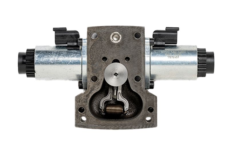 Клапан управления гидронасосом с электромагнитным управлением