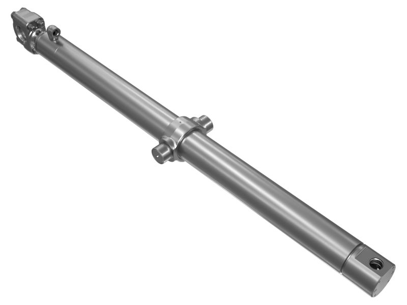 1437mm Stroke Length Dozer Lift Cylinder