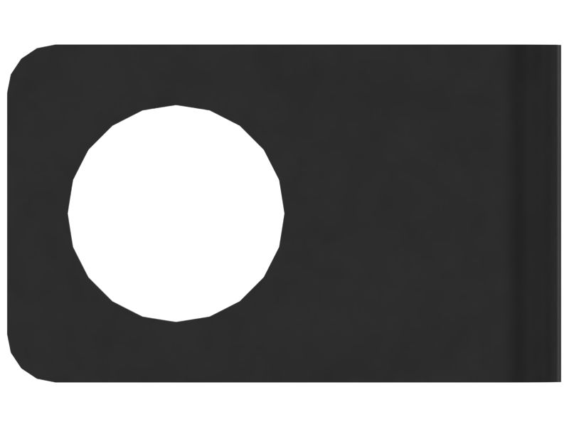 5mm Thick Lubrication Fitting Mounting Bracket