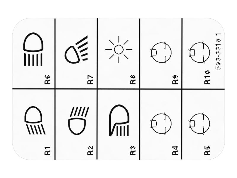 Fuse Panel Identification Film