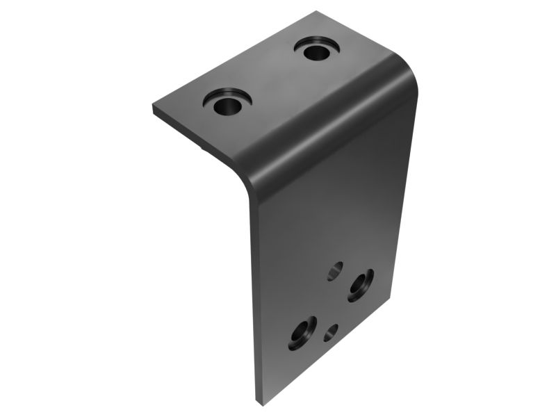 638-7091: Hydraulic Oil Cooler Enclosure Mounting Bracket