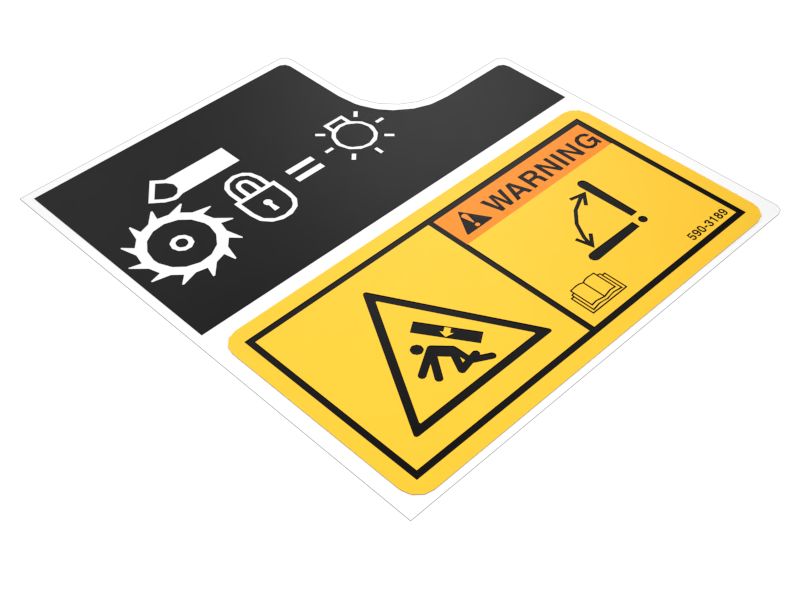 590-3189: Lever Lock Warning Film
