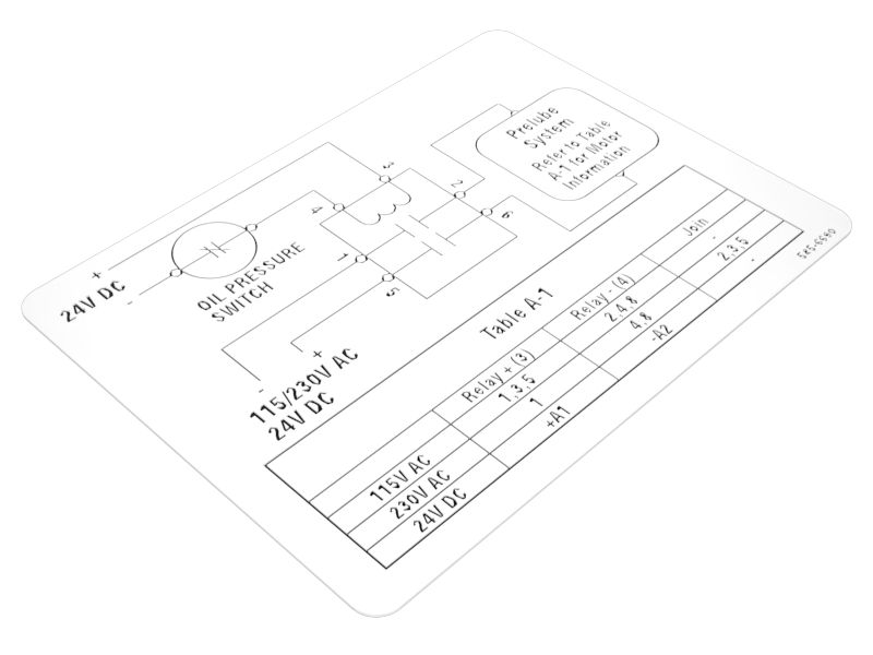 585-6690: Pre-Lubrication Identification Film