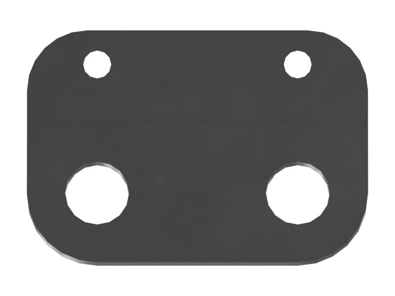 Hydraulic Coupler Lines Support Plate