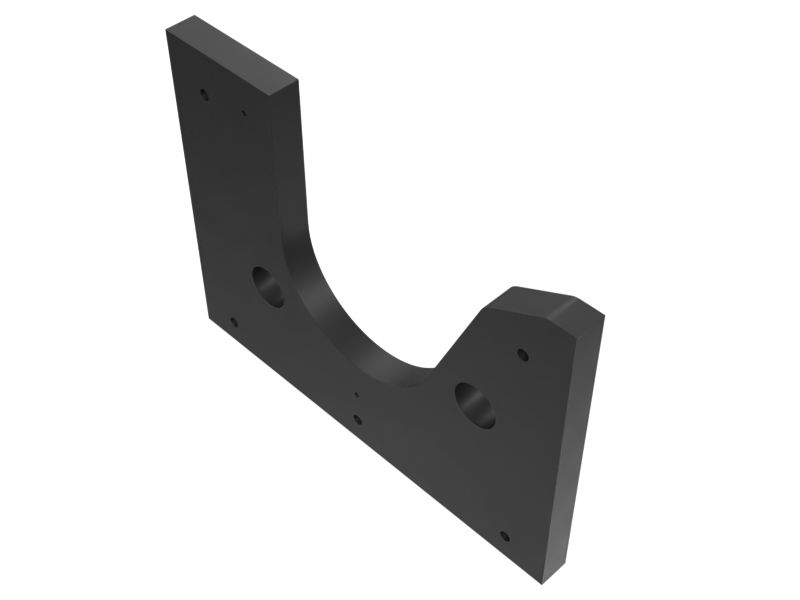 35mm Thick Sound Suppression Rear Panel