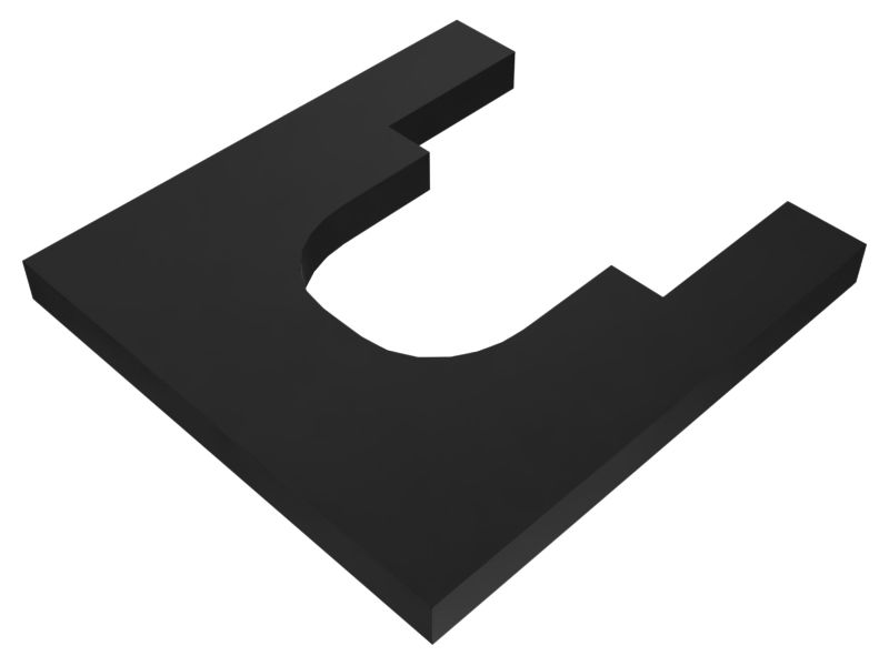509-0395: 22mm Thick Turbocharger Heat Shield