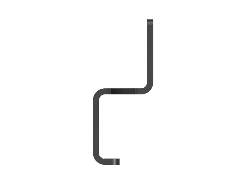 3mm Thick Coupler Lines Mounting Bracket