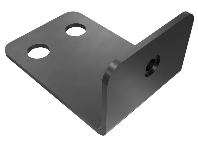 613-6744: 3mm Thick Fuel Cooler Lines Mounting Bracket
