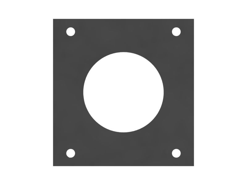 Exhaust Bellows Plate