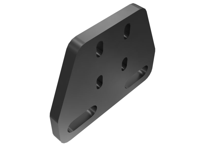 593-6147: Solenoid Valve Support Plate