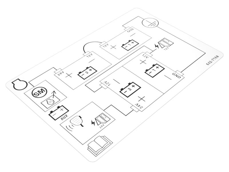 642-7168: Battery Connection Identification Film