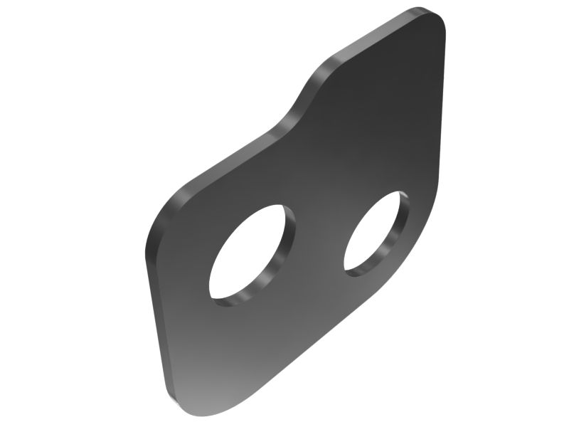 625-7696: 4mm Thick Auxiliary Lines Support Plate