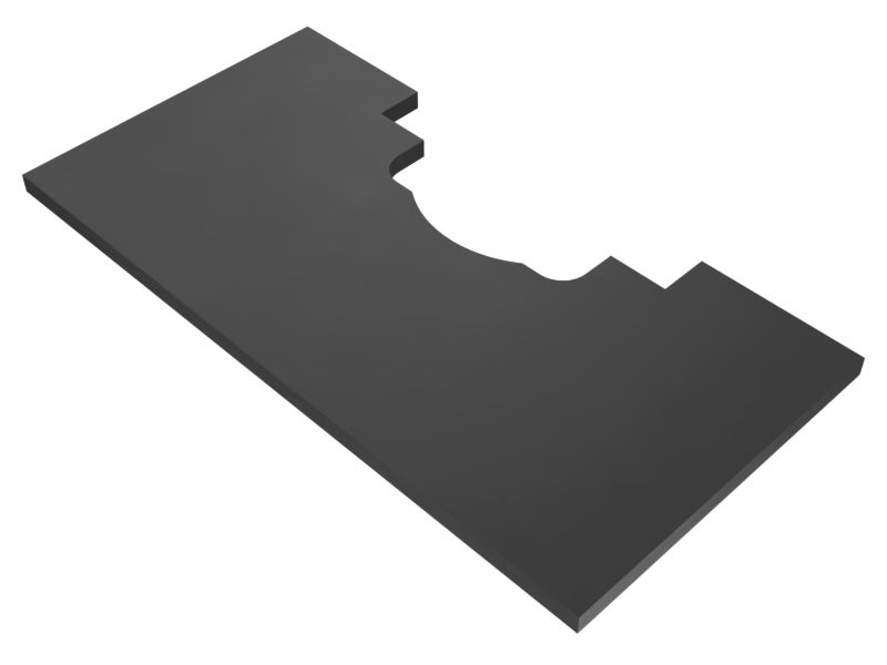 7mm Thick Turbocharger Heat Shield