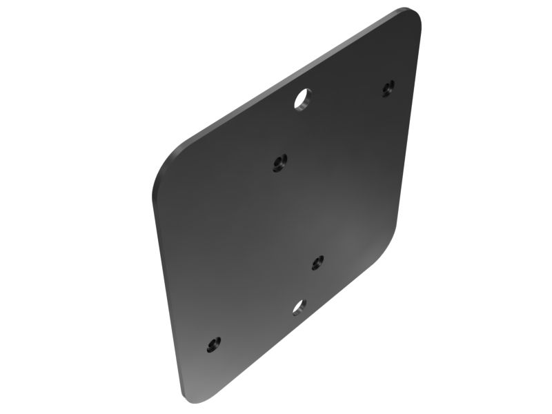 615-2186: 3mm Thick Nitrogen Oxide Sensor Mounting Plate