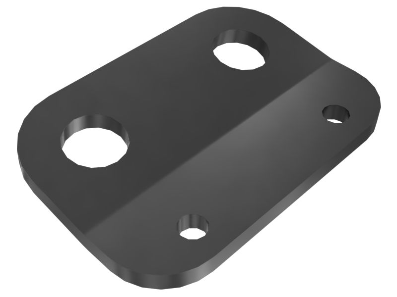 567-4715: Hydraulic Coupler Lines Support Plate