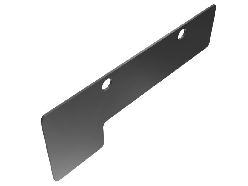 580-5931: 2mm Thick Exhaust Heat Shield