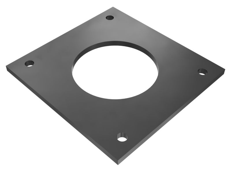 Exhaust Bellows Plate