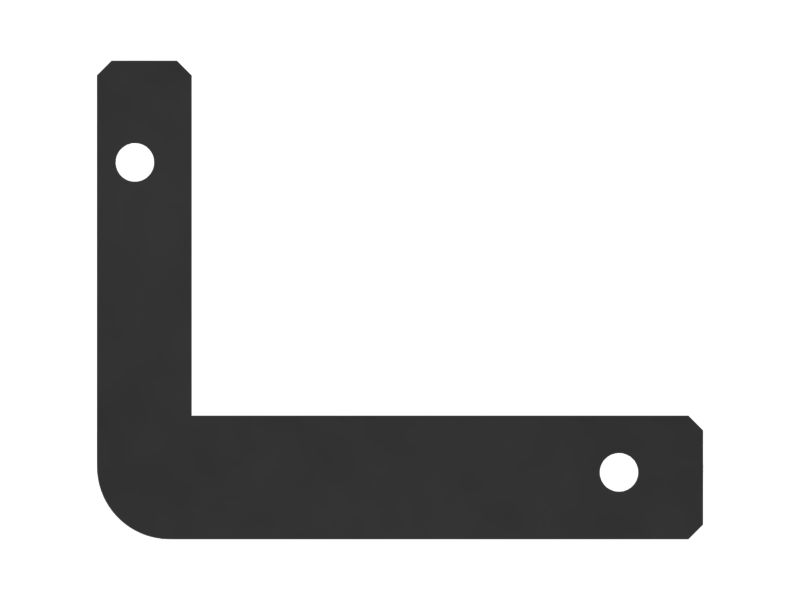 Engine Radiator Guard Rib