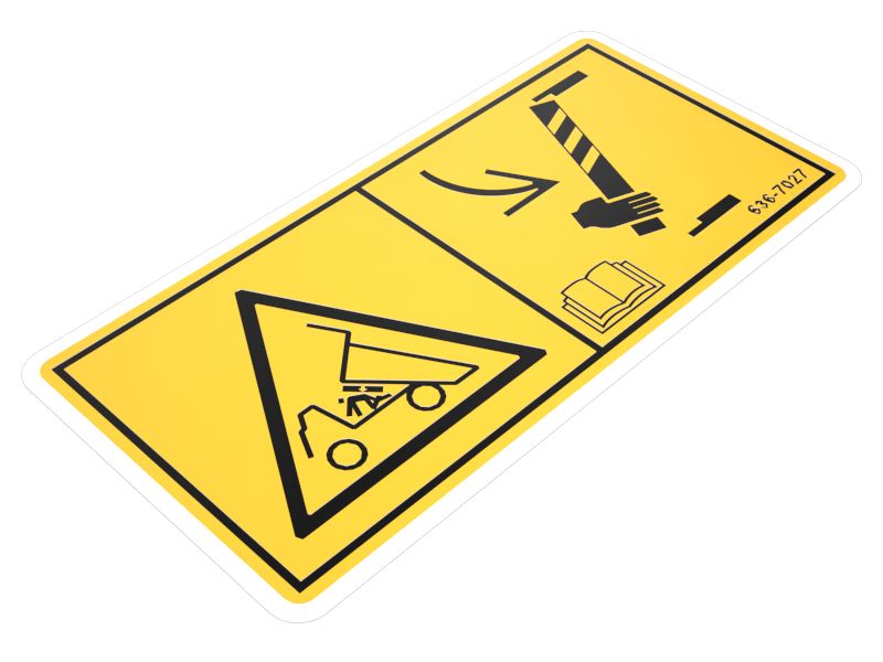 636-7027: Crush Hazard Warning Film