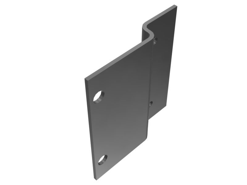 607-9663: 3mm Thick Generator Heater Mounting Bracket