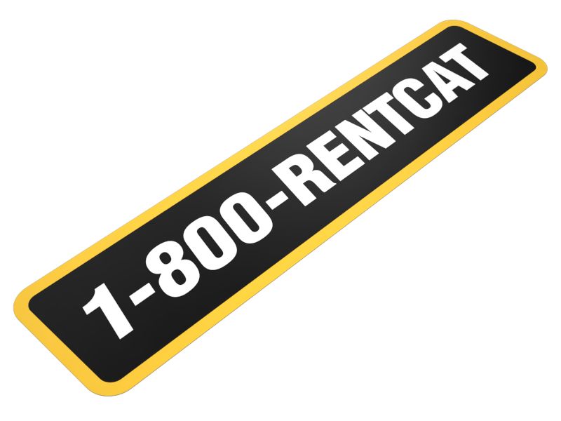 592-4913: 1-800-RENTCAT Идентификационная пленка 592-4913 Caterpillar
