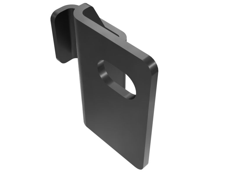 653-0266: 3mm Thick Coupler Lines Mounting Bracket