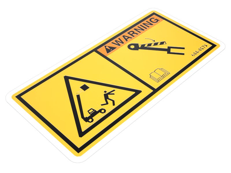 644-4573: Crush Hazard Warning Film