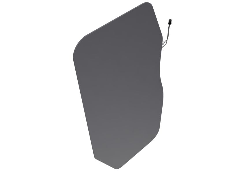 6.8mm Thick Cabin Door Glass