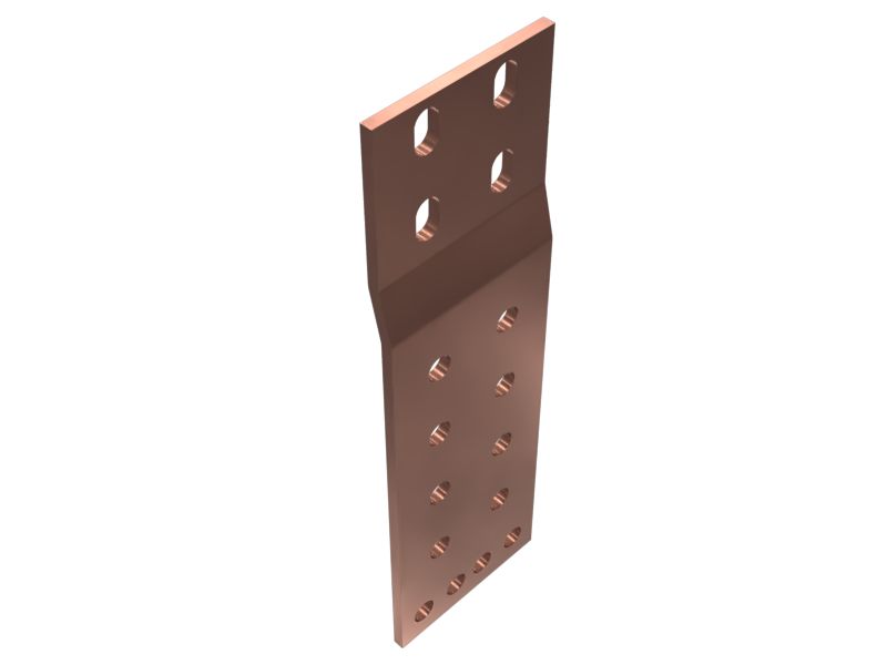 633-9902: 6.35mm Thick Circuit Breaker Copper Bus Bar