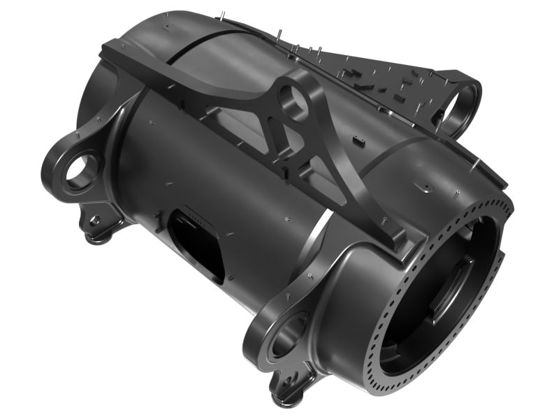Machined Rear Axle