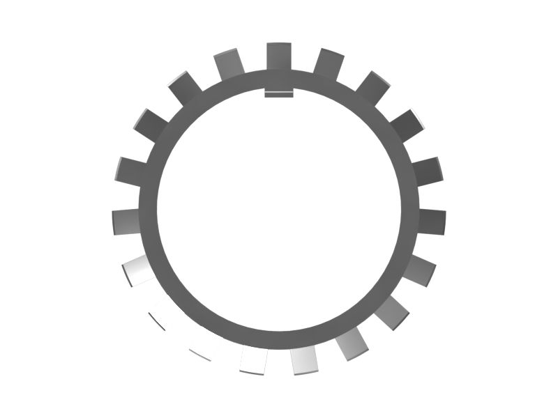 Wheel Axle Bearing Lock Washer