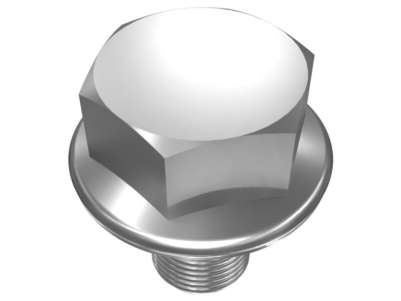 637-8148: M8 Hexagonal Flange Head Bolt
