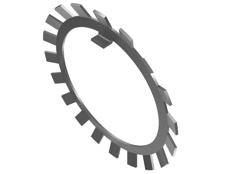 Wheel Axle Bearing Lock Washer