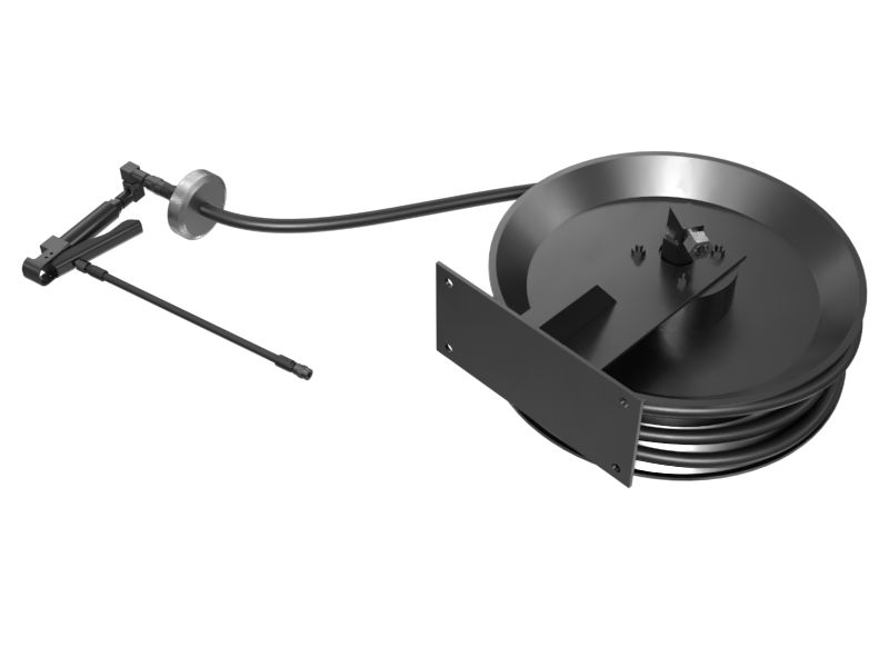 631-6672: Lubrication Lines Hose Reel