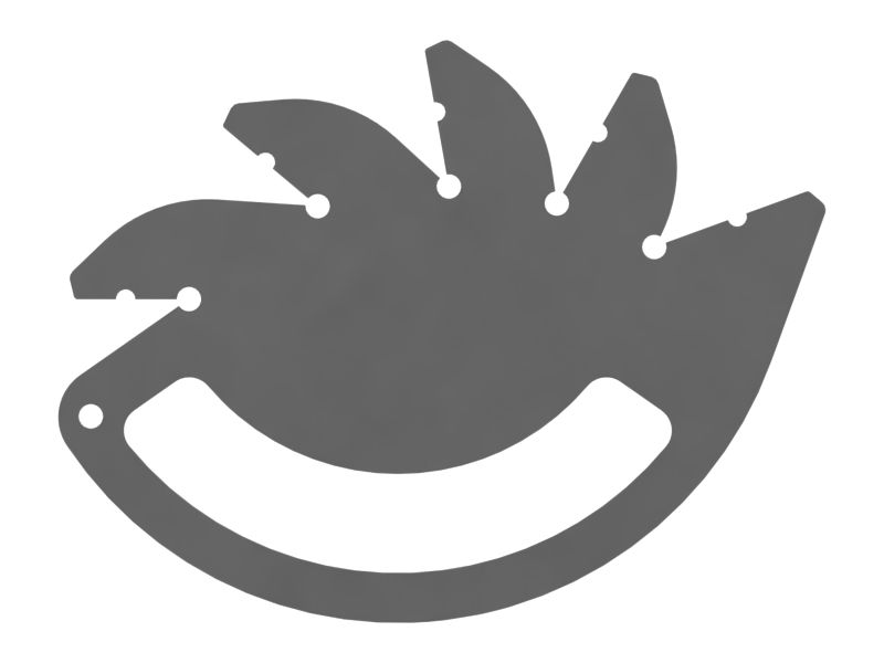 Mulching Head Grinding Tooth Guide