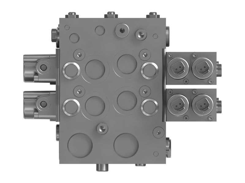 Hydraulic Control 2 Bank Valve