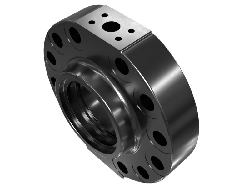 583-4738: Hydraulic Tilt Cylinder Head