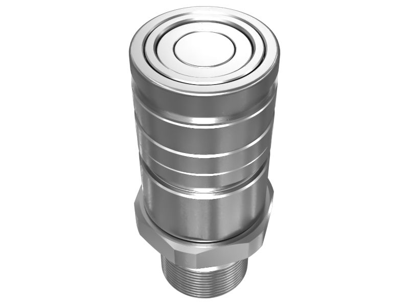 Auxiliary Hydraulic Lines Quick Disconnect Coupler